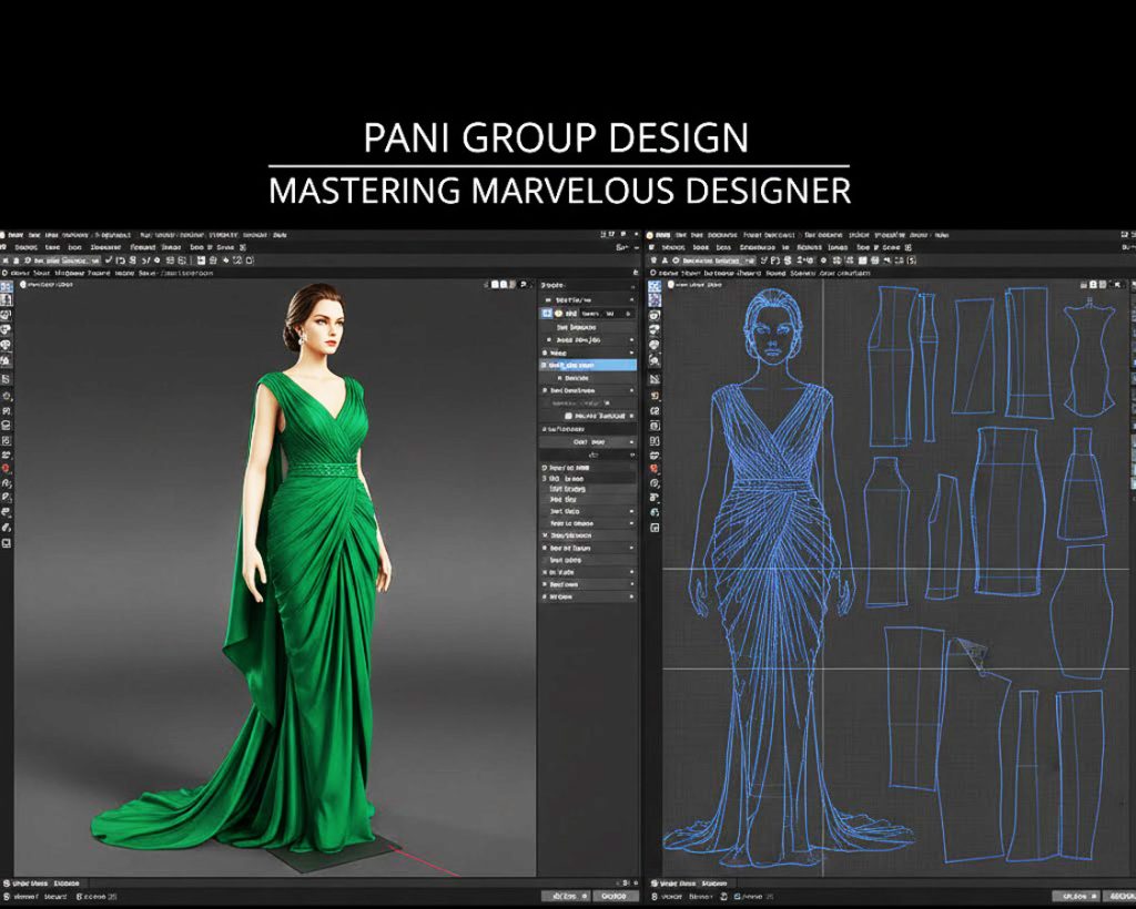 طراحی لباس سه‌بعدی با CLO 3D و Marvelous