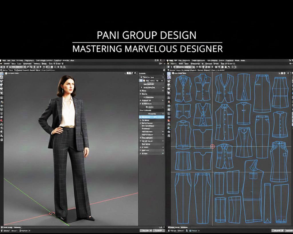 طراحی لباس سه‌بعدی با CLO 3D و Marvelous