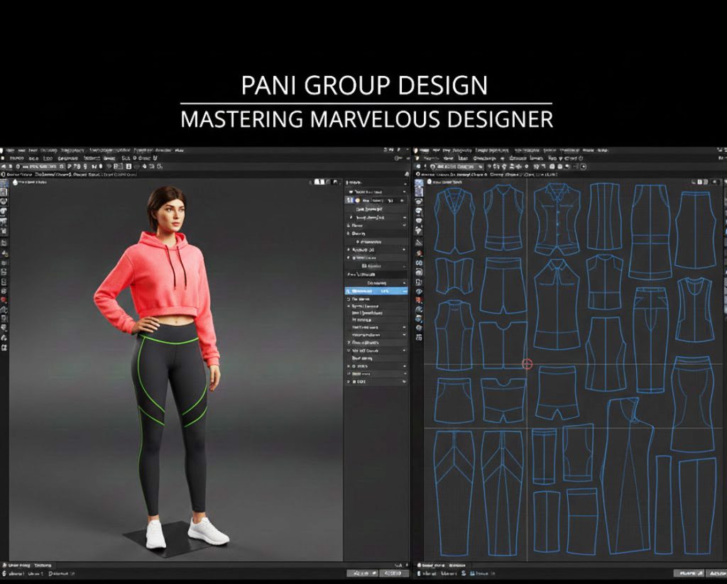 طراحی لباس سه‌بعدی با CLO 3D و Marvelous