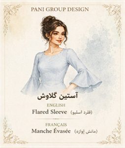 راهنمای جامع انواع آستین در طراحی لباس