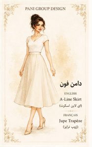 راهنمای جامع انواع دامن در طراحی لباس
